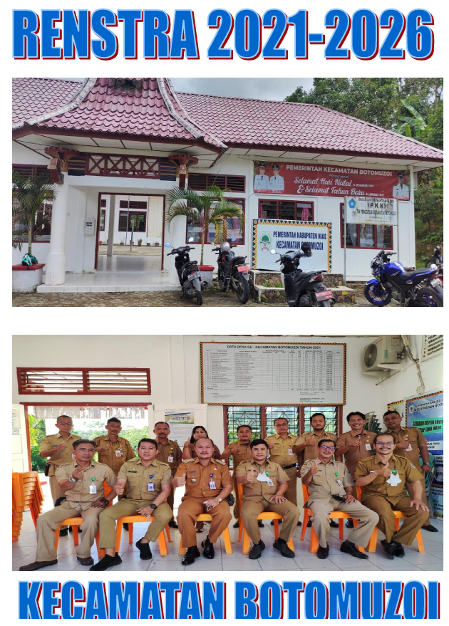 Rencana Strategis Kantor Kecamatan Botomuzoi Tahun 2021-2026